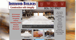 Desktop Screenshot of ironwoodtexas.com